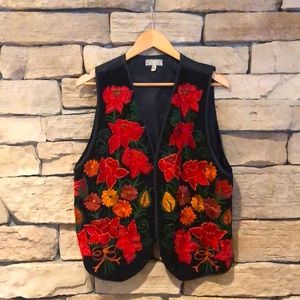 Embroidered vest